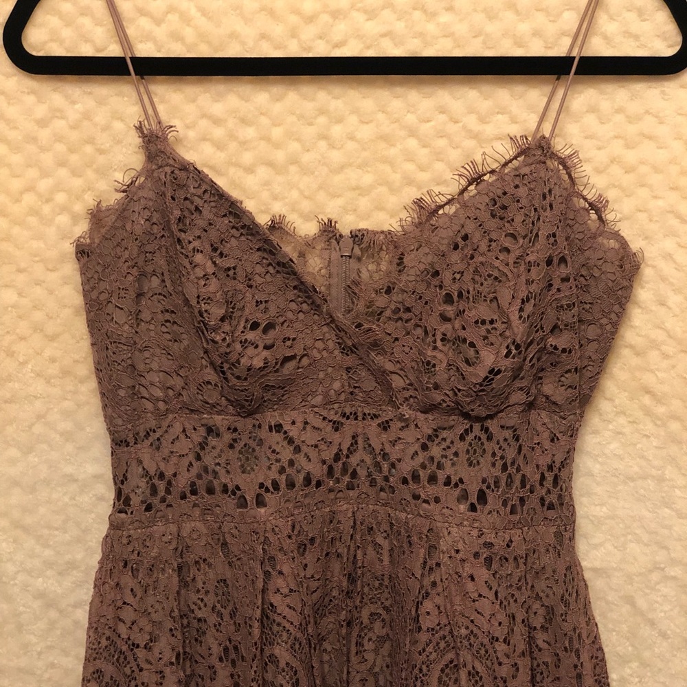 ASOS midi lace dress